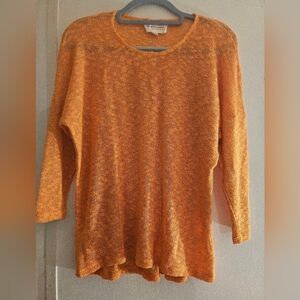 Vince Camuto Vibrant Orange‎ Knit Top Small